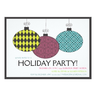 Festive Holiday Party Invite