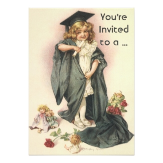 Vintage Graduation Invitation
