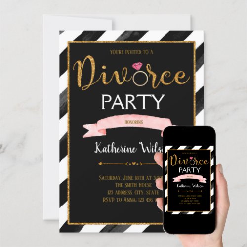 Divorce Party Invitation