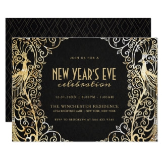 Gatsby New Years Eve Invitations
