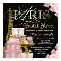 Paris bridal shower invite