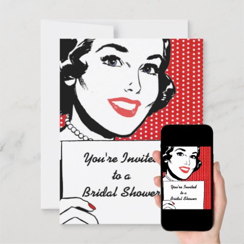 1950's Bridal Shower Invitation